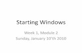 Basic Windows Usage - University of Torontoiq/compclass/startingwindows.pdf · Windows Desktop (Vista) Start Button Task Bar Clock Recycle Bin. Windows Desktop (XP) Windows Desktop