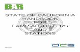 Lamp Adjusters Handbook - California Bureau of Automotive ... · bulletins of lighting equipment and vehicle manufacturers. This handbook includes the procedures for the licensing