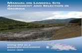 MANUAL ON LANDFILL SITE SSESSMENT AND SELECTION IN …api.commissiemer.nl/docs/mer/diversen/os_manual_landfill_georgia.… · Manual on Landfill Site Assessment and ... operation
