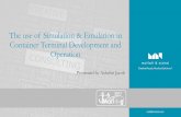 The use of Simulation & Emulation in Container Terminal ...€¦ · Container Terminal Development and Operation Presented by Ashebir Jacob . GLOBAL PROJECTS (unmatched experience)