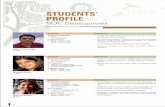 Background STUDENTS’ PROFILE - Bengaluruazimpremjiuniversity.edu.in/SitePages/pdf/Students-profile-ma-dev... · Interned with IndusInd Bank Interned with Indian Energy exchange