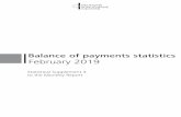 Balance of payments statistics - February 2019€¦ · Deutsche Bundesbank Balance of payments statistics February 2019 2 . Deutsche Bundesbank . Wilhelm-Epstein-Strasse 14 . 60431