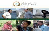 Honoring grassroots environmental Heroes 1989–2014goldmanprize.goldmanenvironme.netdna-cdn.com/2014/2014Yearbo… · 3 tHldman e go environmental Prize yearbook contents Goldman