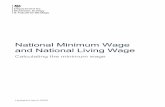 National Minimum Wage and National Living Wage · Minimum wage record keeping _____ 56 Workers' access to minimum wage records _____ 58. Calculating the minimum wage 4 . The National