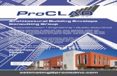 Architectural Building Envelope Consulting Groupprocladinc.com/upload/assets/pdfs/0718_ProCladBrochureDRAFTV3.… · Architectural Building Envelope Consulting Group Pre-Construction