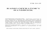 Radio Operatior's Handbook - SIGMA 3 Survival School€¦ · changes for improving this publication on DA Form 2028 (Recommended Changes to Publications and Blank Forms) and key them