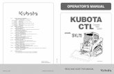 KUBOTAkubota.com.au/wp-content/uploads/2015/10/OperatorManual-SVL90… · MODEL SVL75 Compact Track Loader 1BCAAAAAP0010 KUBOTA CTL OPERATOR'S MANUAL U.S.A. : KUBOTA TRACTOR CORPORATION