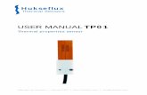 USER MANUAL TP01 - Hukseflux€¦ · TP01 manual v1627 5/35 Introduction TP01 is a sensor for long-term monitoring of soil thermal conductivity. A measurement with TP01 may also be
