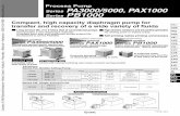 Series PA3000/5000, PAX1000 Series PDFs/SMC/SMC Process Pumps/Sآ  Series PA3000/5000 Automatically operated