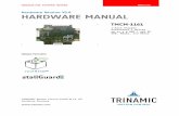 Hardware Version V1.0 HARDWARE MANUAL€¦ · TMCM-1161 V1.0 Hardware Manual (Rev. 1.14 / 2013-JUL-23) 5 2 Order Codes Order code Description Size (mm3) TMCM-1161-opiton Single axis