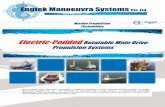 Electric-Podded Rotatable Main Drive Propulsion Systems Main Drives.pdf · The Electric-Pod thruster and propulsion system combines the expertise in propulsion, hydrodynamics and
