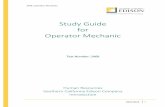 Study Guide for Operator Mechanic - Edison International€¦ · transmission and generating system operations including alternate and parallel routes, system power demand, generator
