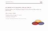 Evidence-Based Practice: Principles for Enhancing ... · EVIDENCE-BASED PRACTICE: PRINCIPLES FOR ENHANCING CORRECTIONAL RESULTS IN PRISONS That all corrections staff want safer prisons