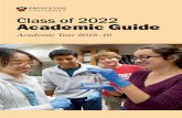Class of 2022 Academic Guide - Princeton University · Class of 2022 Academic Guide Academic Year 2018–19. 2 On the cover: In the rst biology-focused lab of the Integrated Science