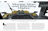 Moving More and Reaching Higher€¦ · Case’s largest backhoe loader is the 110-hp 590 Super N. The front-end loader provides breakout forces of nearly 13,700 pounds. “The backhoe
