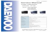 S/M No. : TCP185MEF0 Service Manualtvservice.free.fr/download/TV SCHEMA/TV/DAEWOO/Daewoo%20Ch_… · 2 SAFETY INSTRUCTION WARNING : Only competent service personnel may carry out