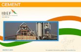 With nearly 350 million tonnes of cement production ... · Second largest cement market • With nearly 350 million tonnes of cement production capacity, India is the second largest