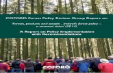 COFORD Forest Policy Review Group Report on€¦ · and proposed new Woodland Enhancement and Environmental Scheme, (d) the establishment of a Forest Genetics resource working group,