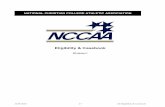Eligibility & Casebook - SIDEARM Sports Handbook PD… · 2019-2020 38 DI Eligibility & Casebook . Eligibility & Casebook Division I Acknowledgment . The National Christian College