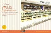 SWEETS - Display Cases · SWEETS India’s most advanced display counters range with Automatic humidification technology Display Counters. ses.co.in Let's do something awesome! SWEET