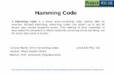 Hamming Code - gecraipur.ac.in Code.pdf · 1 Step 4: 5 3 2 4 Instruction for the animator Text to be displayed in the working area (DT) •Show the above equations Here 3,5,6,7 are