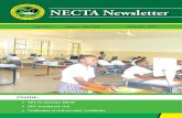I N A T I O NSC A M OU X N C L N E O I L O F NECTA ...€¦ · NECTA LAUNCHES PRIMARY RECORDS MANAGER SYSTEM (PReM) NECTA Newsletter | January ... the result of psychological disorder.