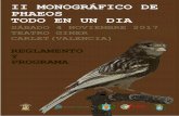 II MONOGRÁFICO DE PHAEOS TODO EN UN DIA · 2017-10-04 · II MONOGRAFICO PHAEOS “TODO EN UN DIA” Sábado 4 de noviembre de 2017 TEATRO GINER CARLET (VALENCIA) Artículo 1: El