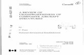A REVIEW OF CRASHWORTHINESS OF COMPOSITE AIRCRAFT STRUCTURES · 2011-05-15 · UNLIMITED C nd UNCLASSIFIED Ln U) '-U Ln Nq A REVIEW OF CRASHWORTHINESS OF COMPOSITE AIRCRAFT STRUCTURES