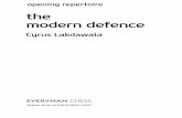Opening Repertoire Modern Defence · 2019-11-13 · Opening Repertoire: The Modern Defence 8 White can set up with three different plans from this position: Plan 1: White plays Ìc3,