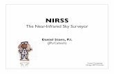 stern nirss 07dec - University of Chicagocosmicmaps.uchicago.edu/depot/d-stern-nirss.pdf · NIRSS The Near-Infrared Sky Surveyor Daniel Stern, P.I. (JPL/Caltech) Cosmic Cartography
