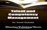 Talent and Competency Management · Mapping, Concept of Competency and Competence, Competence v/s Competency, Types of Competencies, Benefits and Limitations of Implementing Competencies,
