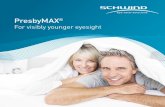 For visibly younger eyesight - Schwind eye tech solutions · laser surgery market for correcting presbyopia can document such a large number of clinical results. They have been published