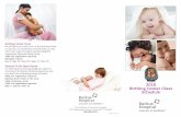 Birthing Center Class Schedule - Backus Hospital Library/PDF... · The William W. Backus Hospital 326 Washington Street, Norwich, CT 06360 860.889.8331 2018 Birthing Center Class