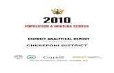 CHEREPONI DISTRICT · 2018-08-07 · The Ghana Statistical Service (GSS) is delighted to provide data users, especially the Metropolitan, Municipal and District Assemblies, with district-level