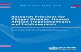 Research Priorities for Chagas Disease, Human African … · 2013-09-15 · Research Priorities for Chagas Disease, Human African Trypanosomiasis and Leishmaniasis WHO Technical Report