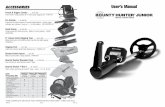 ACCESSORIES User’s Manual - detecting.comMade in China) REV 2 - 05.17.12 - Printer.pdfEl Paso, TX 79936 (915) 633-8354 Fax: (915) 633-8529 Made in China Bounty Hunter Metal Detectors