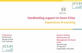 Handholding support to Smart Cities Experiences & Learning · Handholding support to Smart Cities . Experiences & Learning . Session: Parking Infrastructure & Management for Smart
