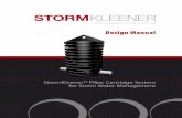 StormKleener™ Filter Cartridge System for Storm Water … · 2019-05-27 · 2.0 Individual Cartridge Design and Operation 2.3 - Siphon Flow As the storm water subsides and flow