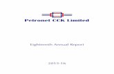 Petronet CCK Limited - Bharat Petroleum...Notes to Accounts 41 5 NOTICE TO SHAREHOLDERS Notice is hereby given that the Eighteenth Annual General Meeting of the Members of Petronet