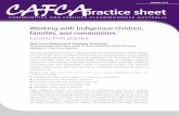 COMMUNITIES AND FAMILIES CLEARINGHOUSE …...children and families, especially as they relate to disadvantaged Australian communities. The following practice considerations are elaborated