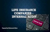 LIFE INSURANCE COMPANIES - INTERNAL AUDITpii.com.pk/wp-content/uploads/2019/11/Presentation...¾ Risk Areas specific to life insurance: ¾ Product Development Risk ² Product innovation,