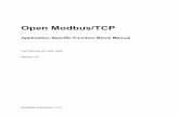 Open Modbus/TCP - Kollmorgen...Modbus/TCP will be used interchangeably with Open Modbus/TCP. Modbus/TCP Description Open Modbus/TCP or Modbus/TCP is a variant of the Modbus family