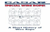 A Short History of Wire Rope...A Short History of Wire Rope 1 The use of ropes in early civilizations 2 2 Ropes in the Middle Ages 3 3 The Albert Rope 4 4 Strands with a centre wire