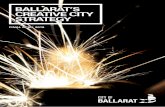 BALLARAT’S CREATIVE CITY STRATEGY · 2019-07-10 · In the Ballarat Creative City Strategy we define creativity as problem solving, design, invention, crafting, making and the connection