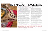 SPICY TALES · dish it is used in. BY BINDU GOPAL RAO SPICY TALES I f you are a food aficionado, the cuisine of Telangana will tantalize your taste buds and take it on a culinary