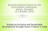 Scaling up Inclusive and Sustainable Development …...Presentation by Dr. Mrs. Vaidehi Daptardar: Research Guide and Mrs. Manasi Gore: Research Scholar On Scaling up Inclusive and