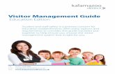 Visitor Management Guide - Kalamazoo ... Visitor Management - Education Edition direct Visitor Management