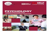 PSYCHOLOGY - university.help.edu.my...• Understanding Child Abuse and Neglect • Learning Disabilities • Introduction to Industrial/Organisational Psychology ... Please note that