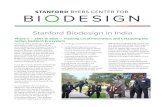 Stanford Biodesign in Indiabiodesign.stanford.edu/.../Stanford-Bioesign-in-India.pdfStanford Biodesign in India The first group of SIB applicants arrive for interviews at Stanford