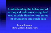 Understanding the behaviour of ecological …doga.ogs.trieste.it/doga/echo/ecem07/Main/28Nov/Shannon...Understanding the behaviour of ecological indicators using food web models fitted
